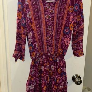 Floral Purple Free People Dress